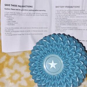 L*Space Vibrating Massage Ball in Blue